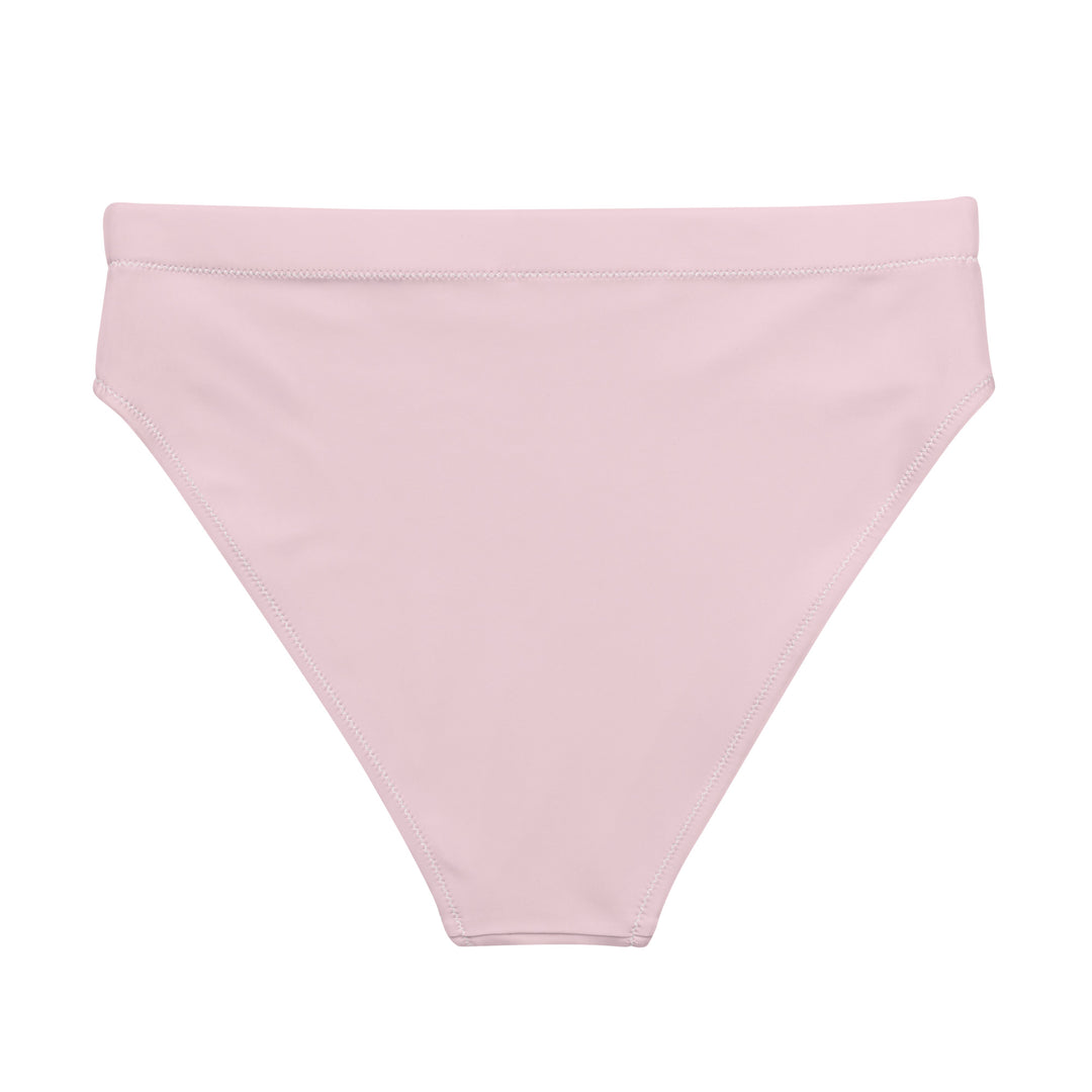 Pink High Waisted Bikini Bottom