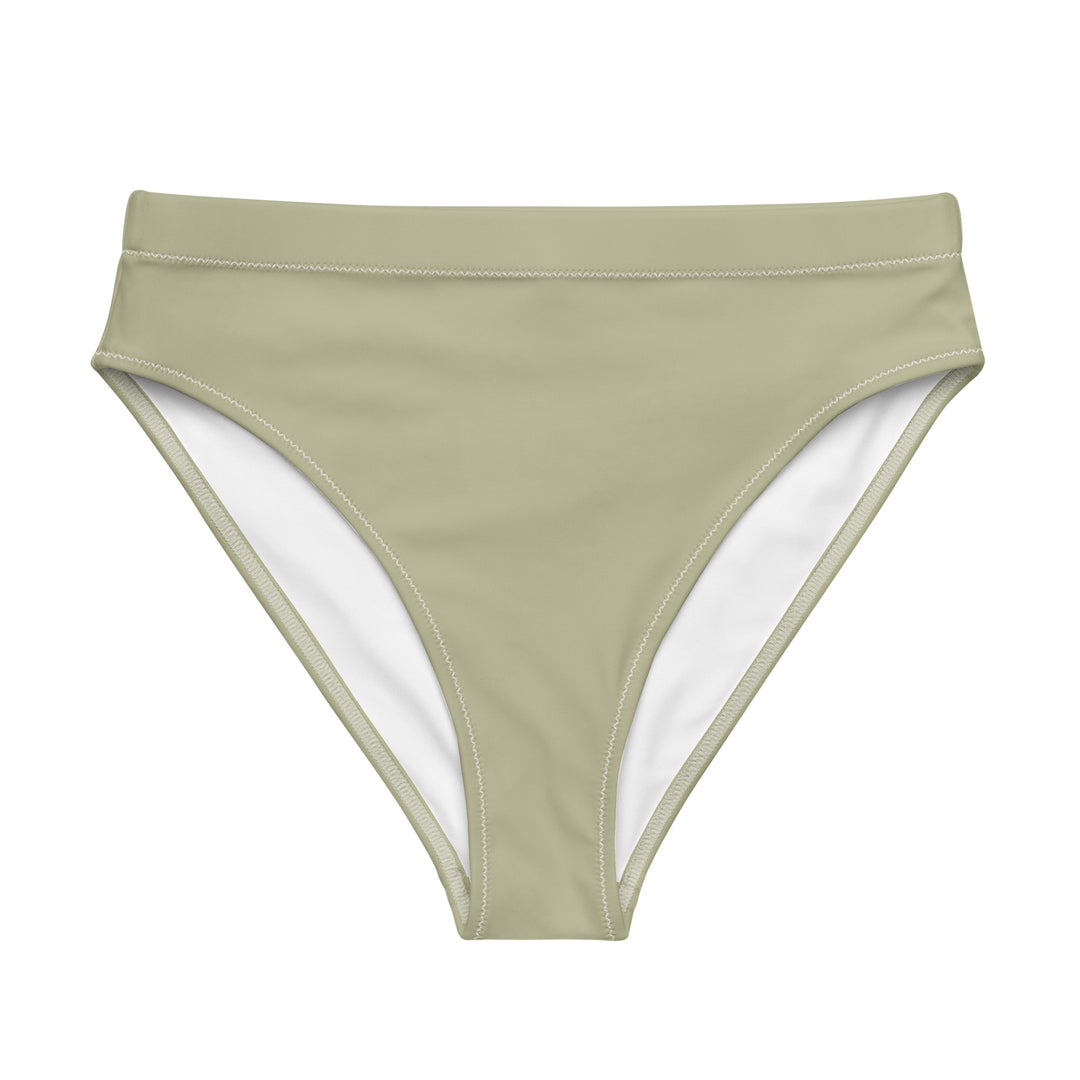 Green High Waisted Bikini Bottom