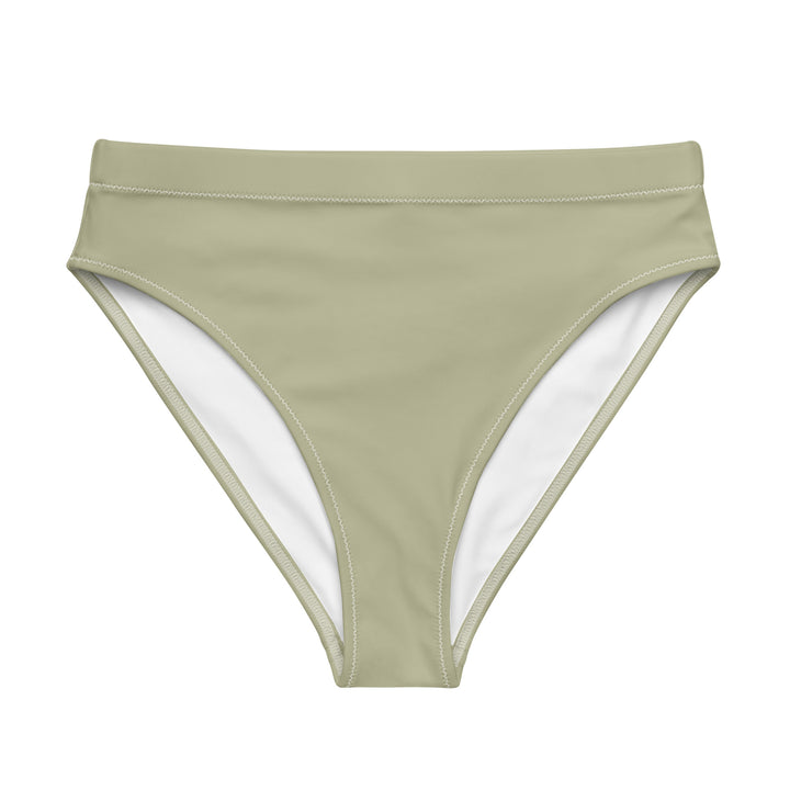 Green High Waisted Bikini Bottom