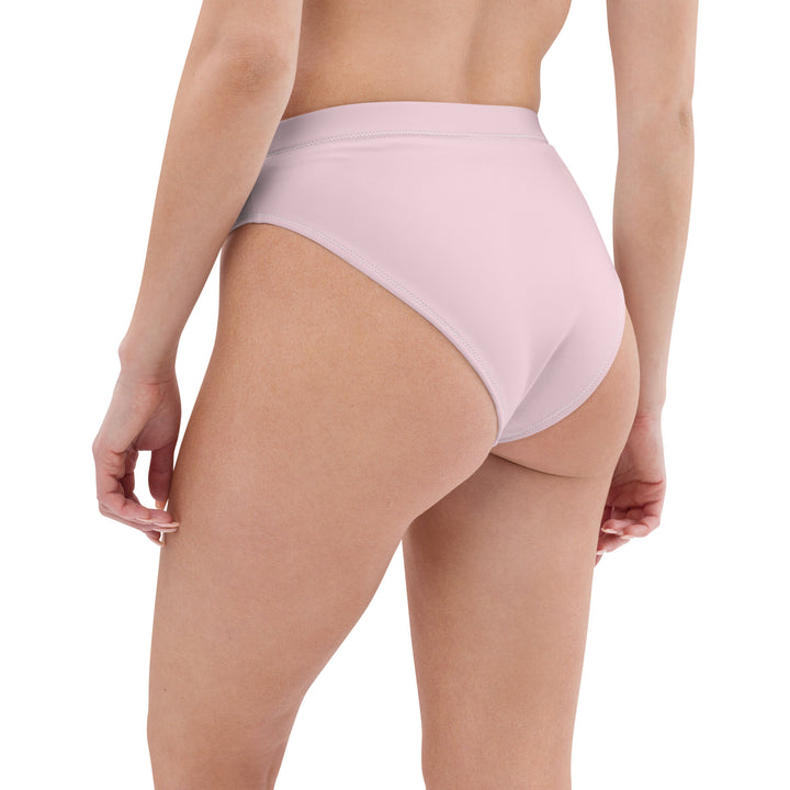 Pink High Waisted Bikini Bottom