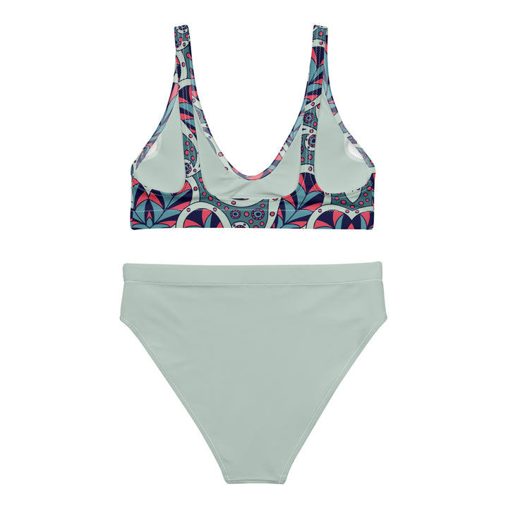 Conch Paisley High Waisted Bikini
