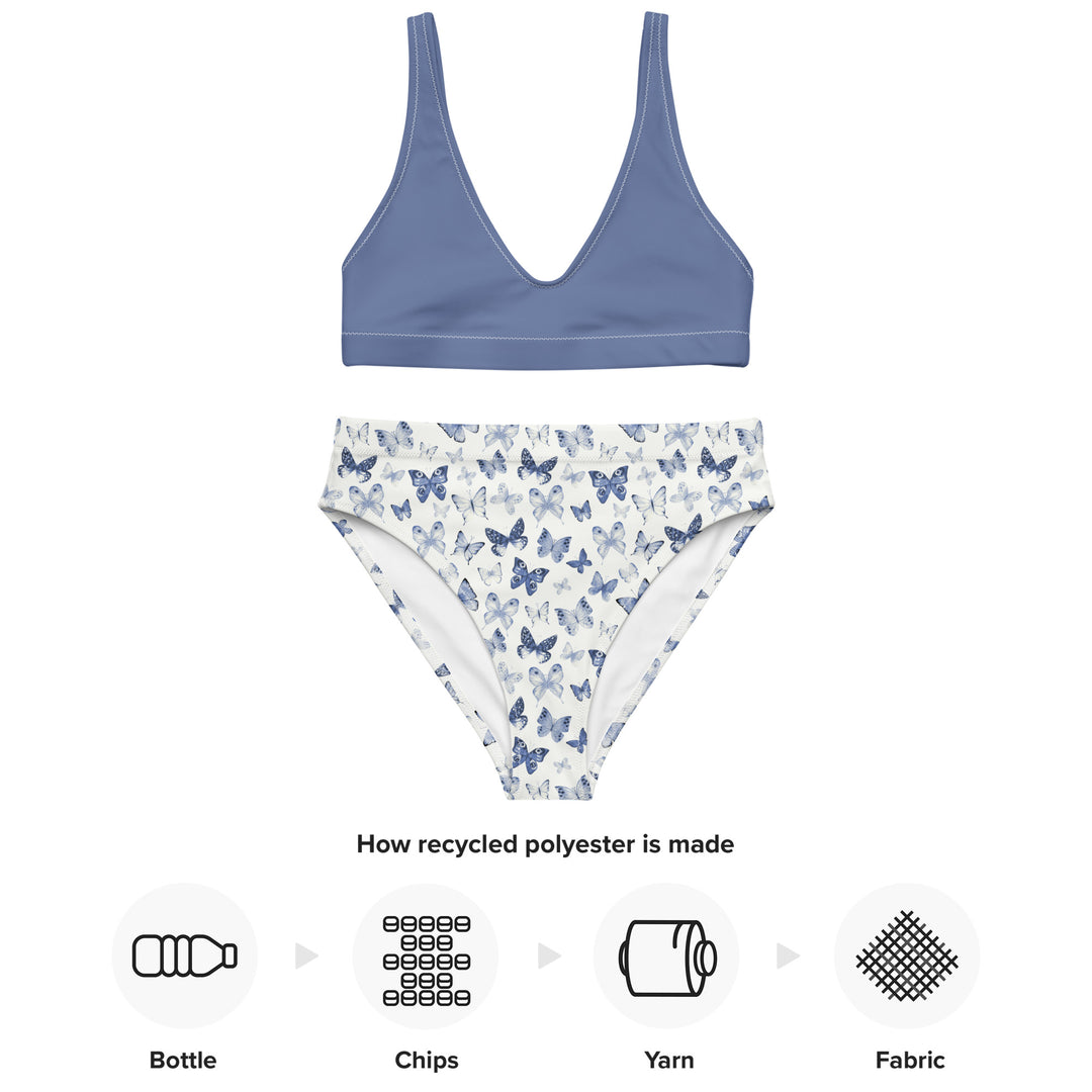 Butterfly High Waisted Bikini
