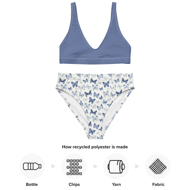 Butterfly High Waisted Bikini