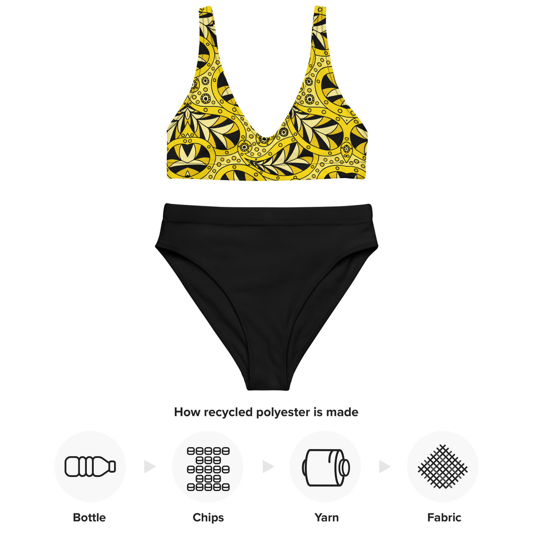 Golden Dream Paisley High Waisted Bikini