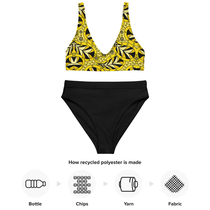 Golden Dream Paisley High Waisted Bikini