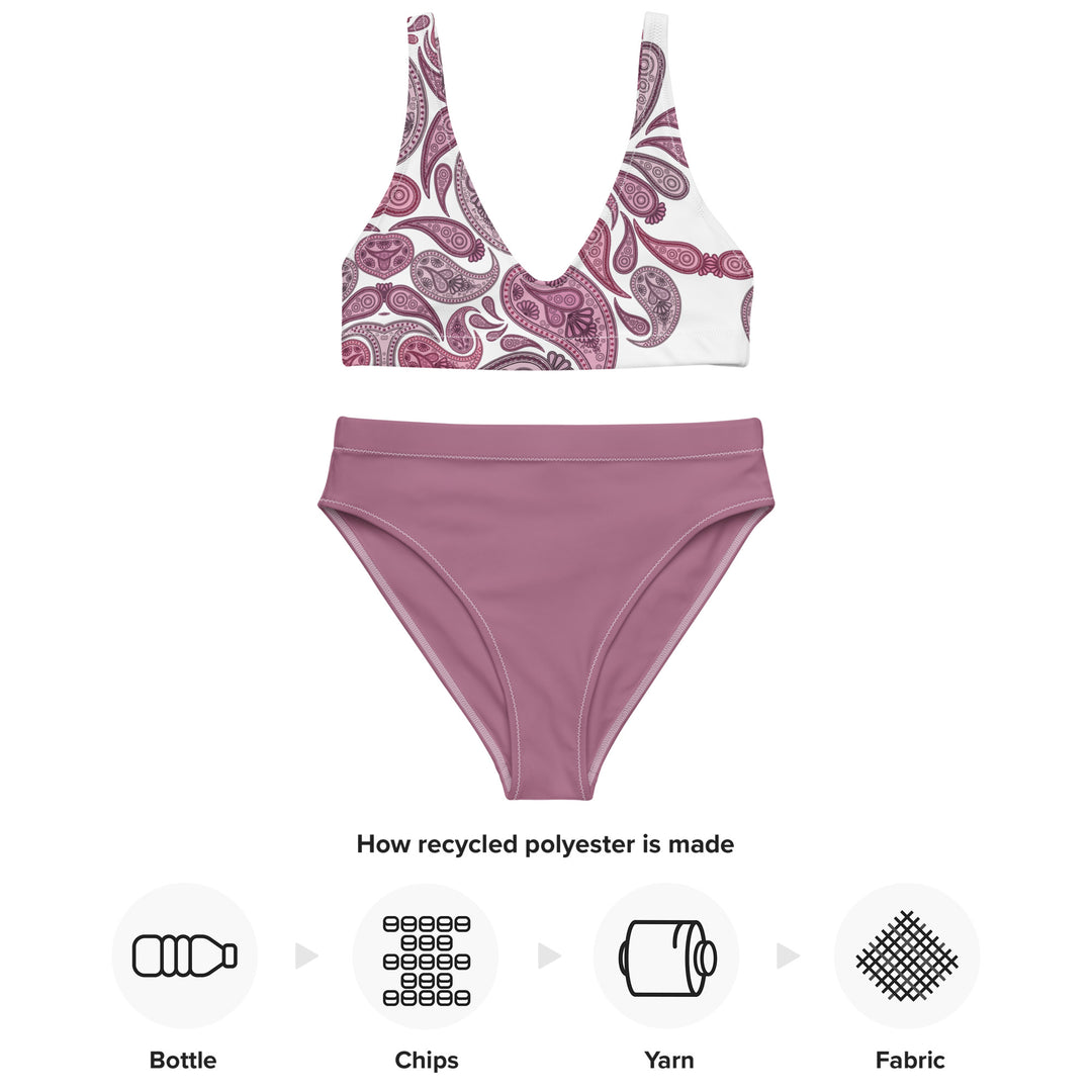 Turkish Rose High Waisted Bikini