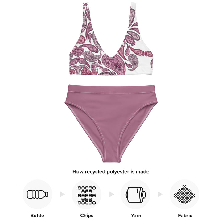 Turkish Rose High Waisted Bikini