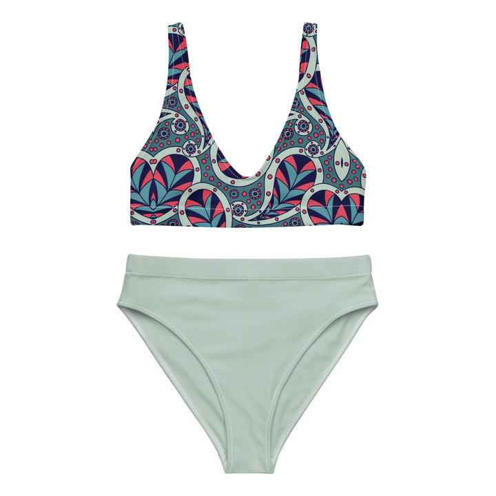 Conch Paisley High Waisted Bikini | Eco Friendly Swimwear