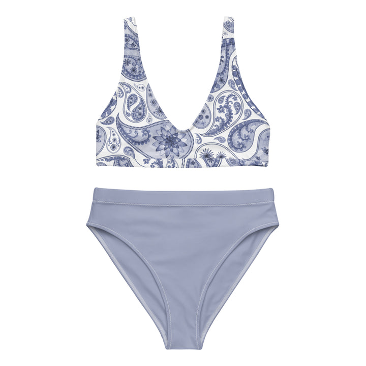 Cadet Blue High Waisted | Eco Friendly Swimwear