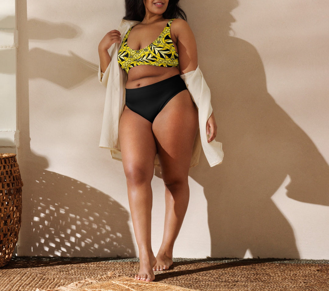 Golden Dream Paisley High Waisted Bikini