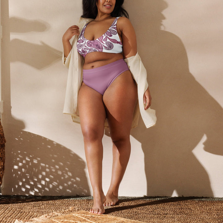 Turkish Rose High Waisted Bikini