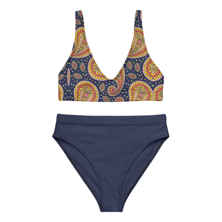 Martinique Paisley High Waisted Bikini | Eco Friendly