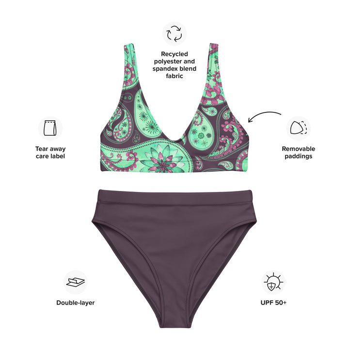 Matterhorn Paisley High Waisted Bikini