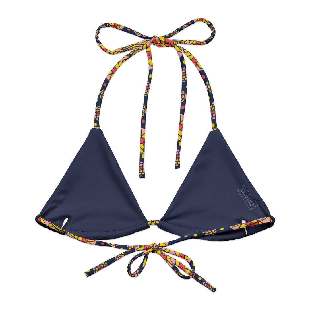 Martinique Paisley String Bikini Top