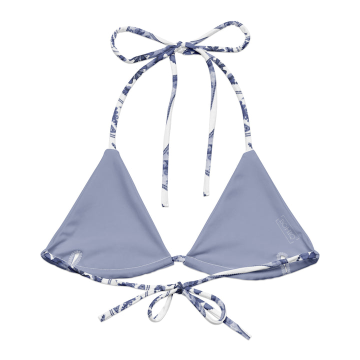 Echo Blue Paisley Bikini Top