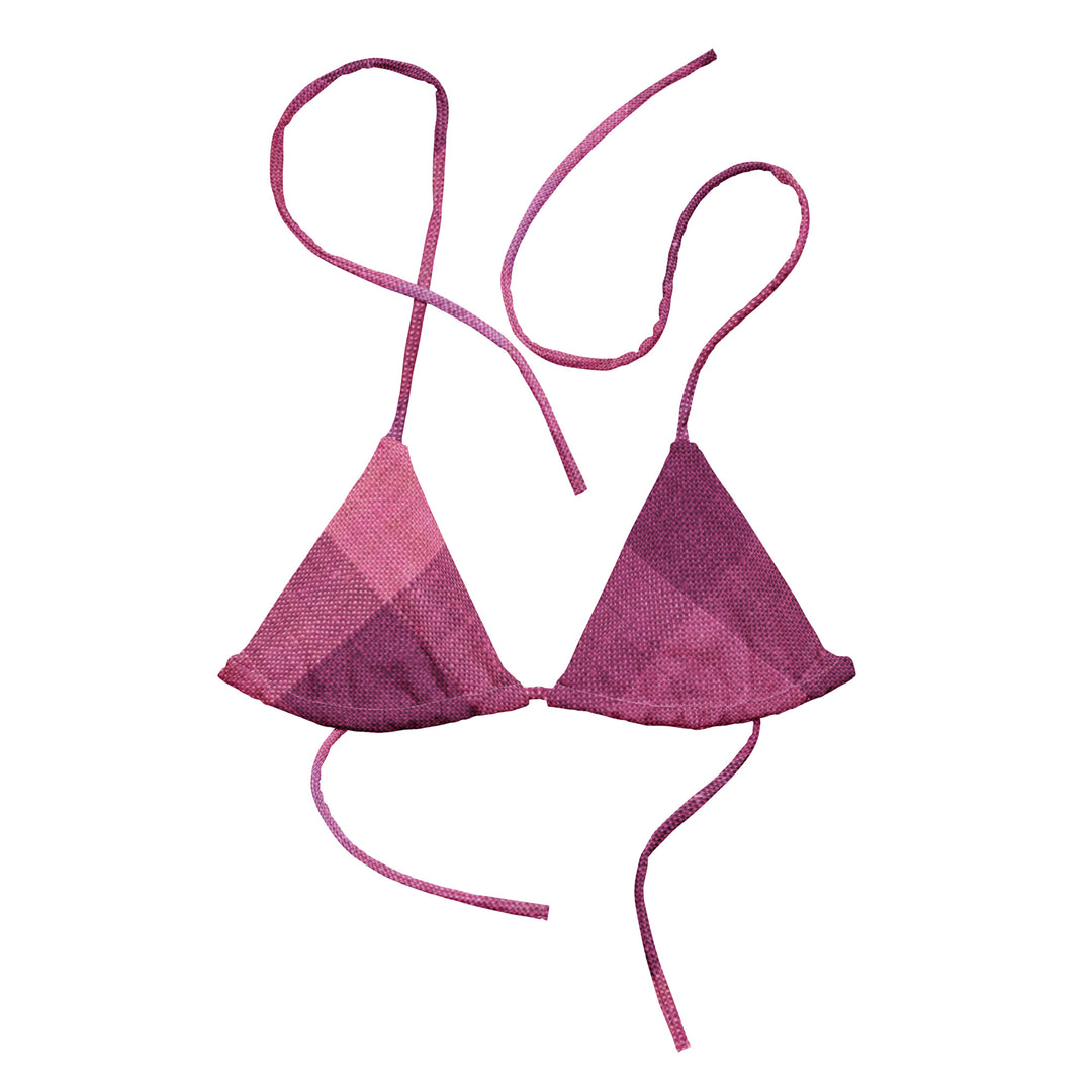 Orchid Shades String Bikini Top
