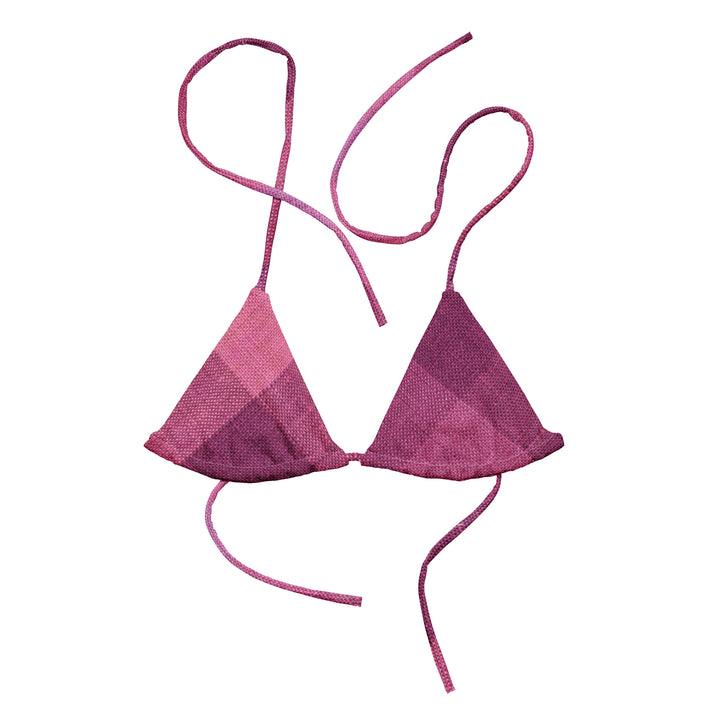 Orchid Shades String Bikini Top