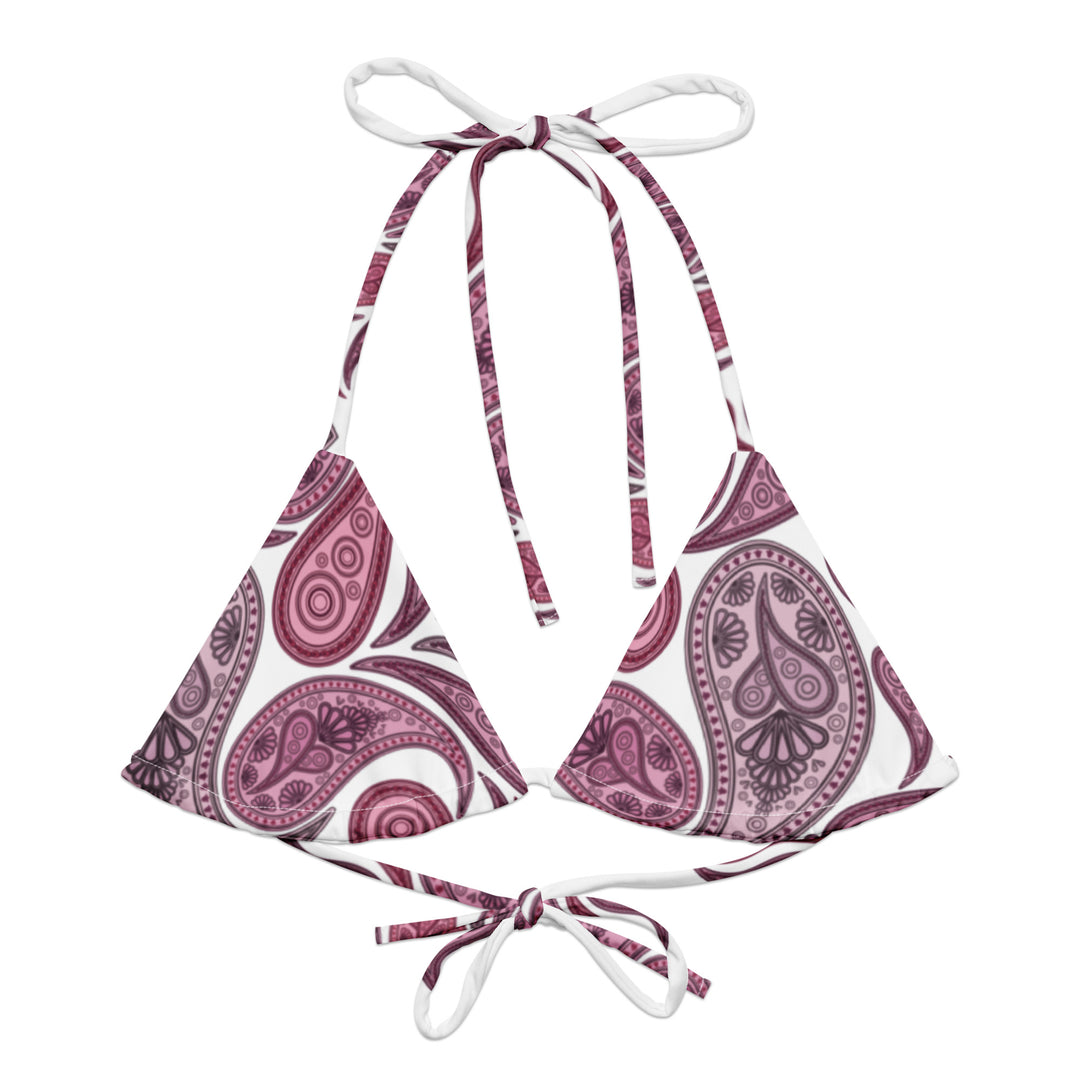 Turkish Rose Paisley Bikini Top