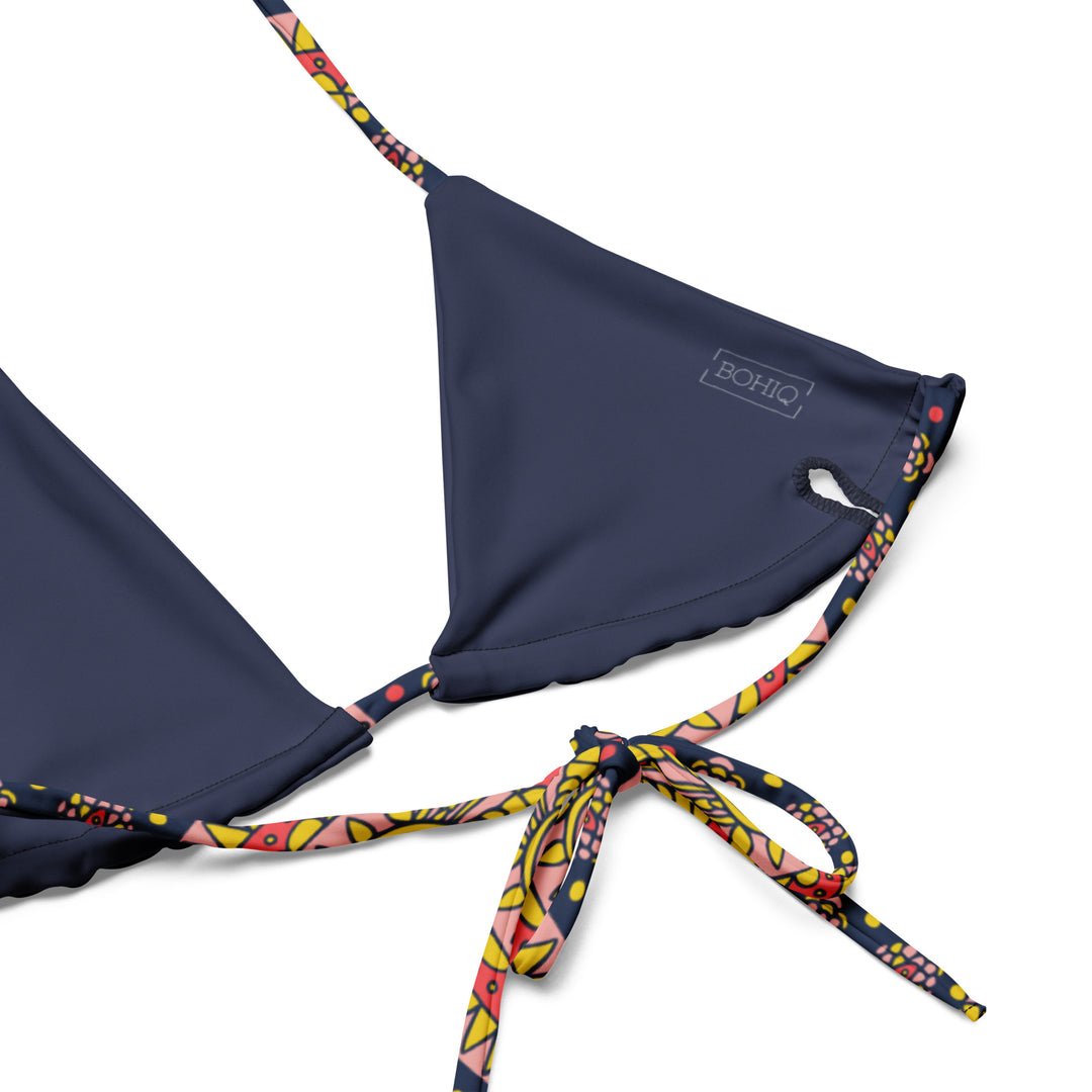 Martinique Paisley String Bikini Top