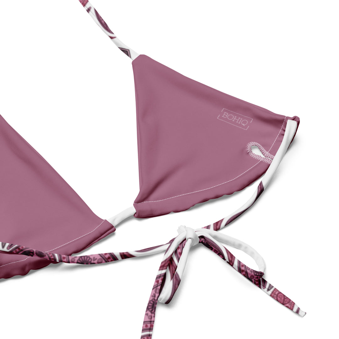 Turkish Rose Paisley Bikini Top