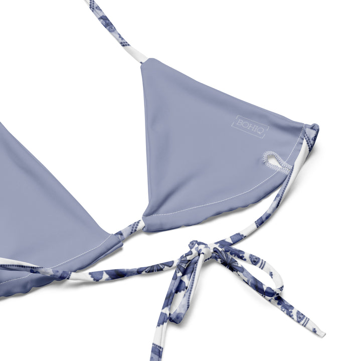 Echo Blue Paisley Bikini Top