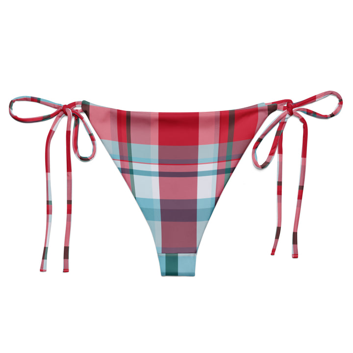 Cherry Plaid Bikini Bottom