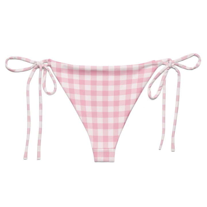 Pink Gingham Bikini Bottom