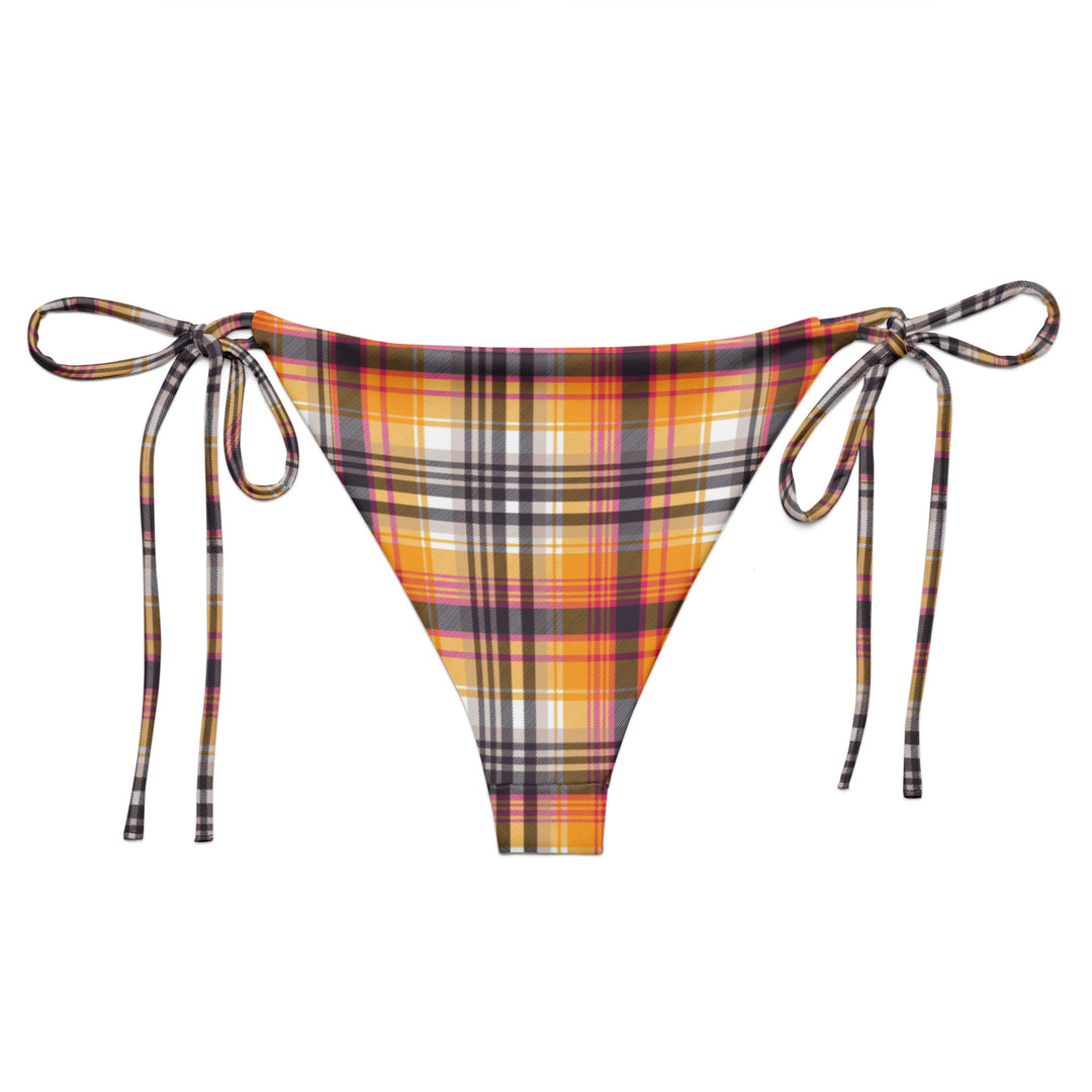 Contessa Plaid String Bikini Bottom