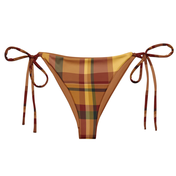 Sunset Plaid Bikini Bottom BOHIQ
