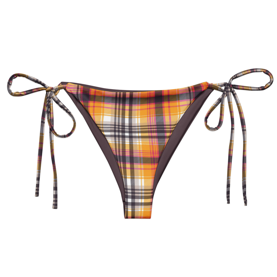 Contessa Plaid String Bikini Bottom
