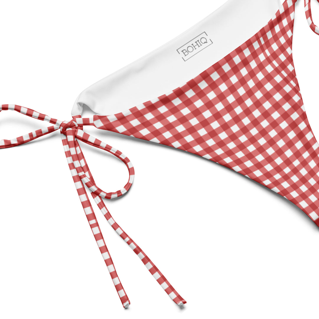 Red Gingham Bikini Bottom