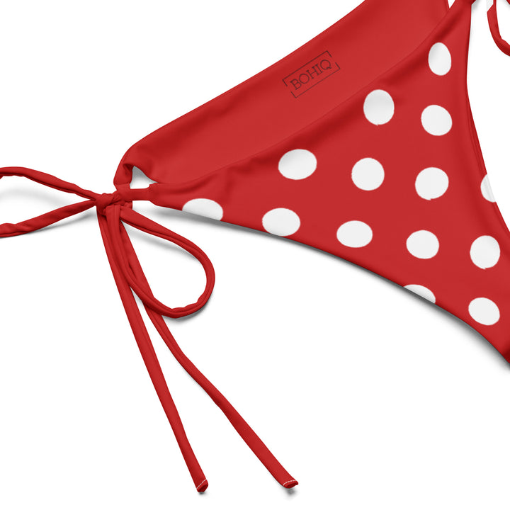 Red Polka Dot Bikini Bottom