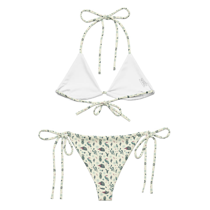 Cute Animal Printed String Bikini