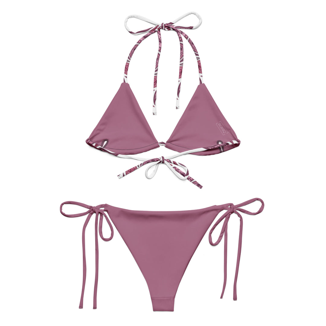 Turkish Rose Paisley String Bikini