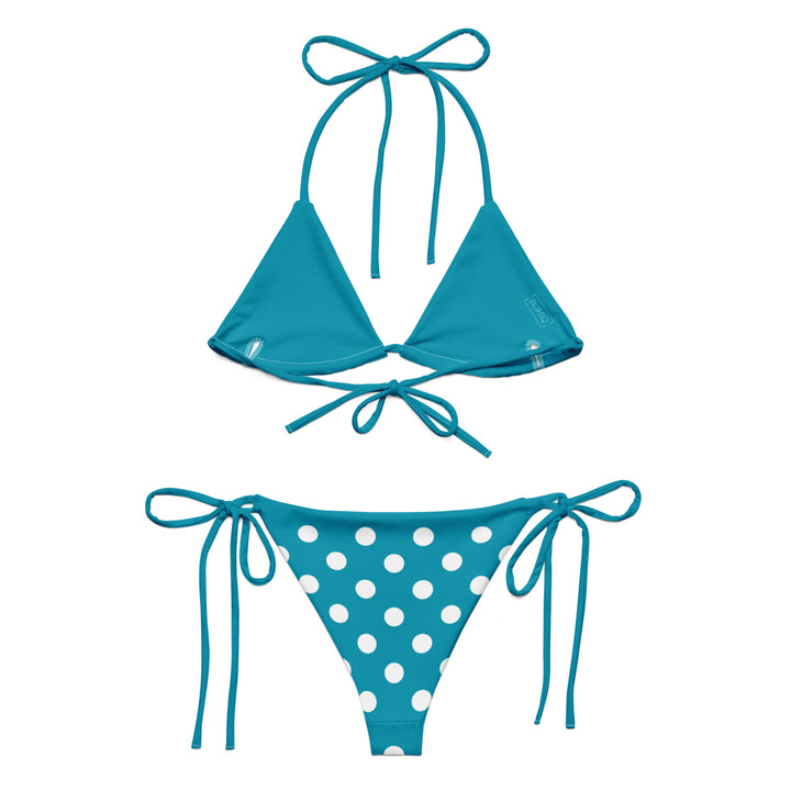 Turquoise Polka Dot Bikini