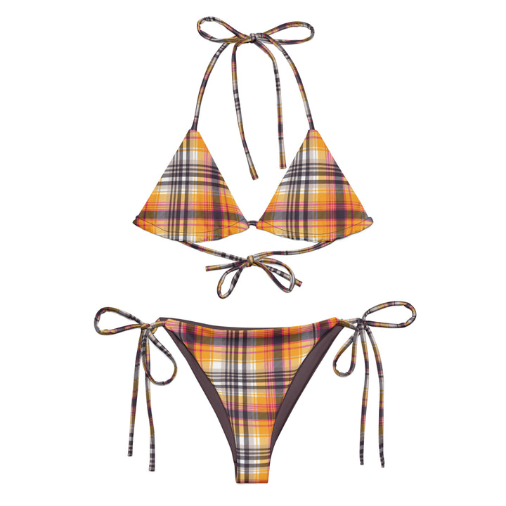 Contessa Plaid Bikini | Plus Size Eco-Friendly Swimwear | BOHIQ