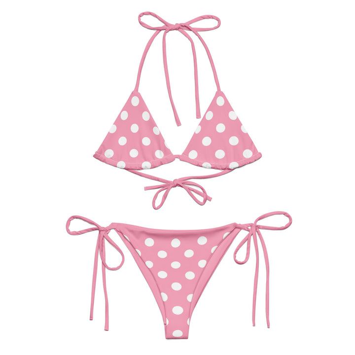 Pink Polka Dot Bikini Set