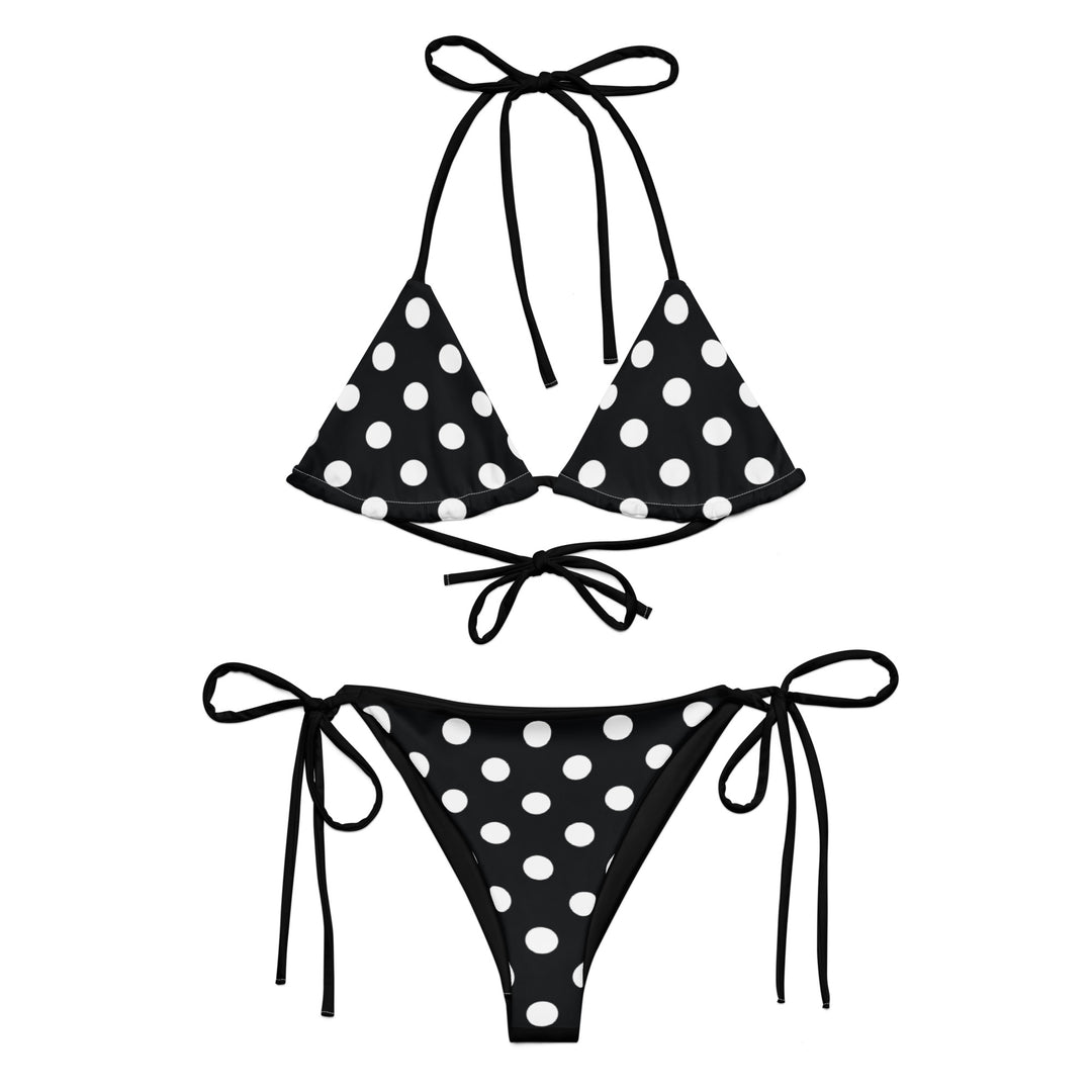 Black Polka Dot Bikini