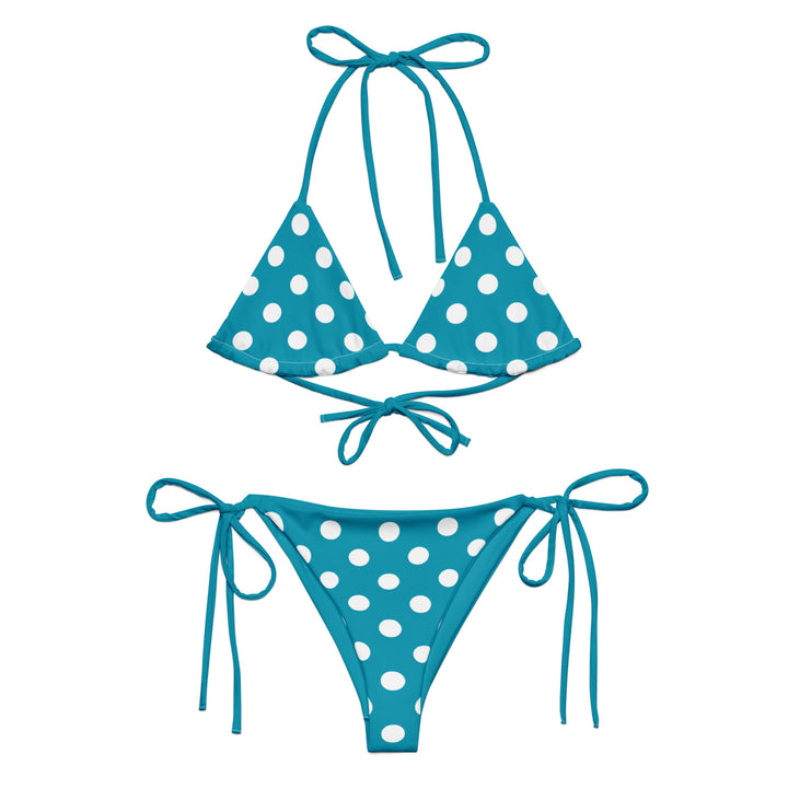 Turquoise Polka Dot Bikini