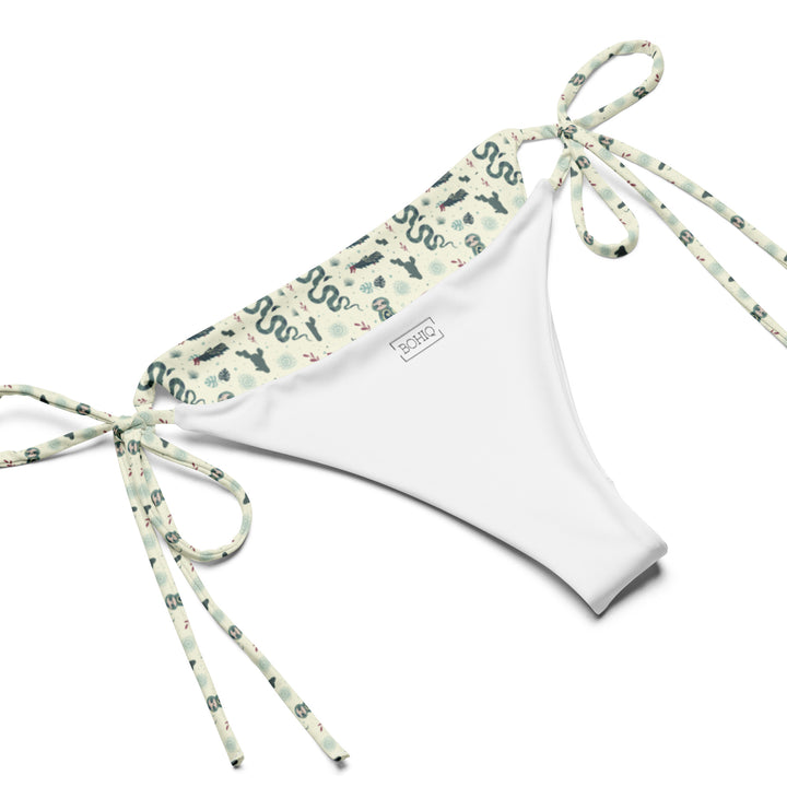 Cute Animal Printed String Bikini