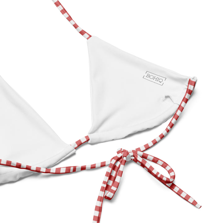 Red Gingham Eco Friendly Bikini