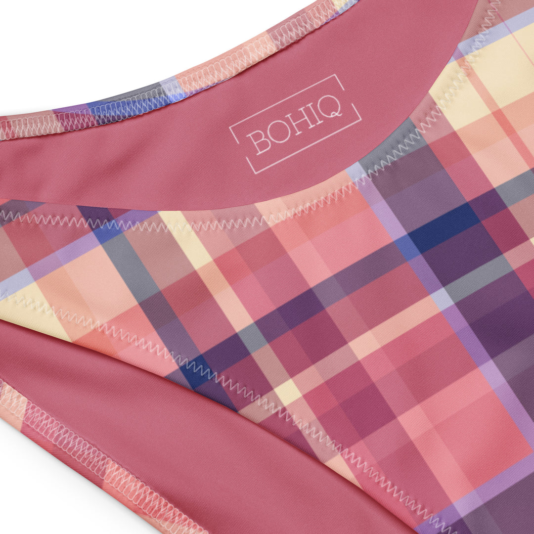 BOHIQ Plaid Bikinis