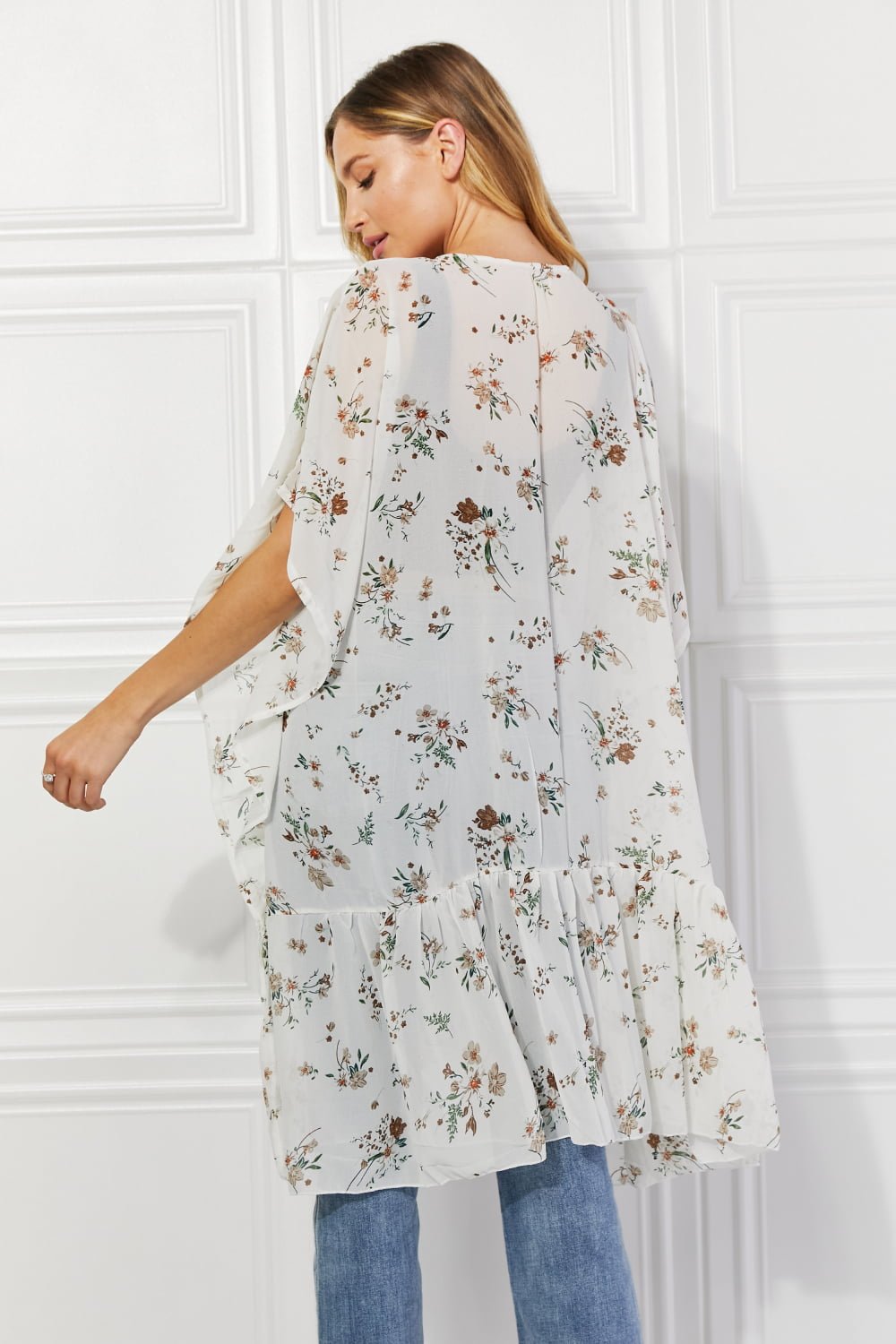 floral kimono cardigan daisies- 9
