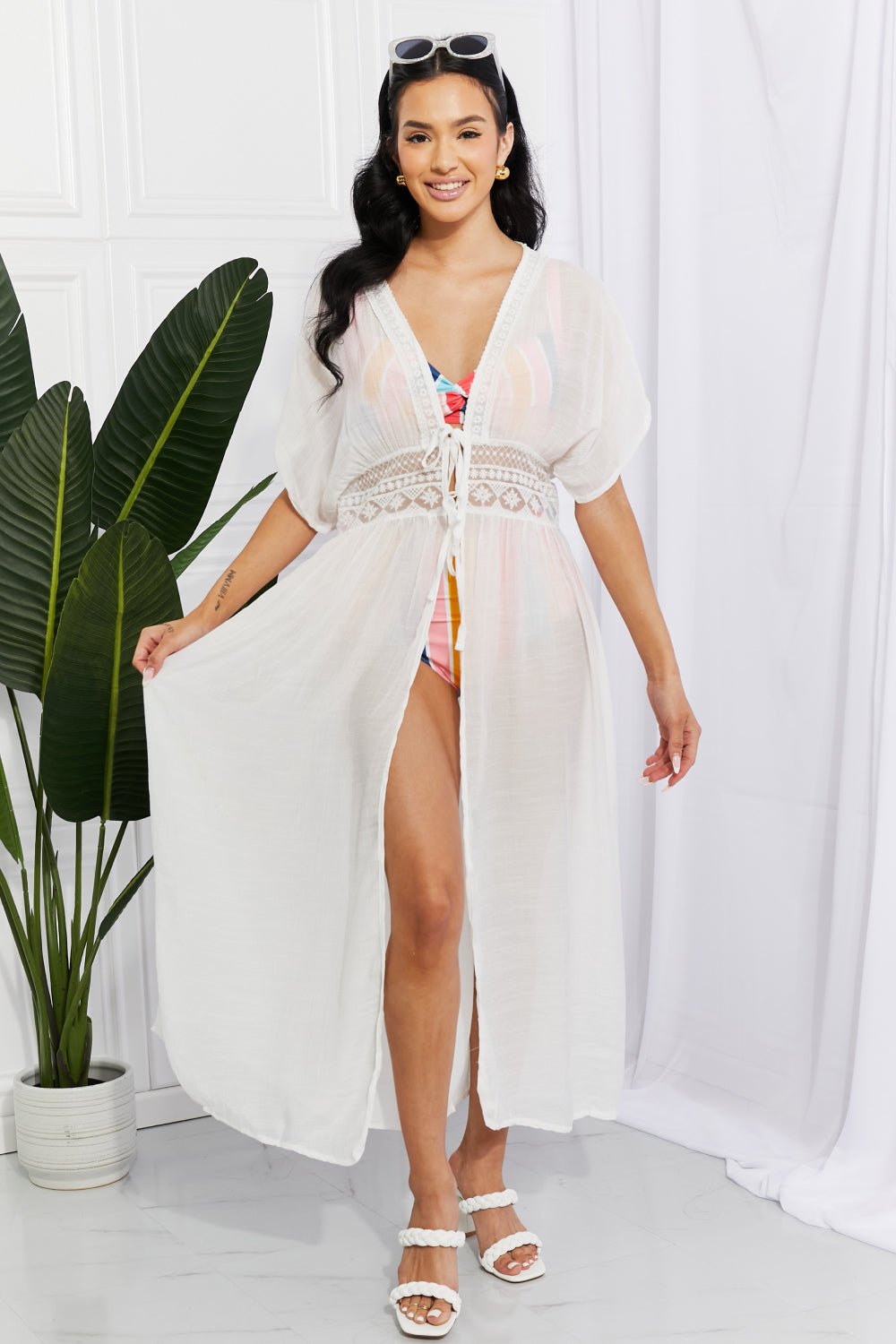 maxi cover up dress - 0
