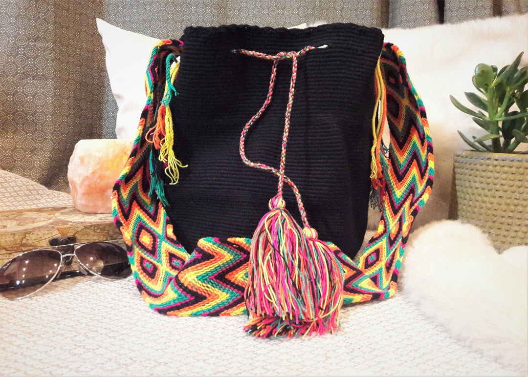 black body crochet bag front 4