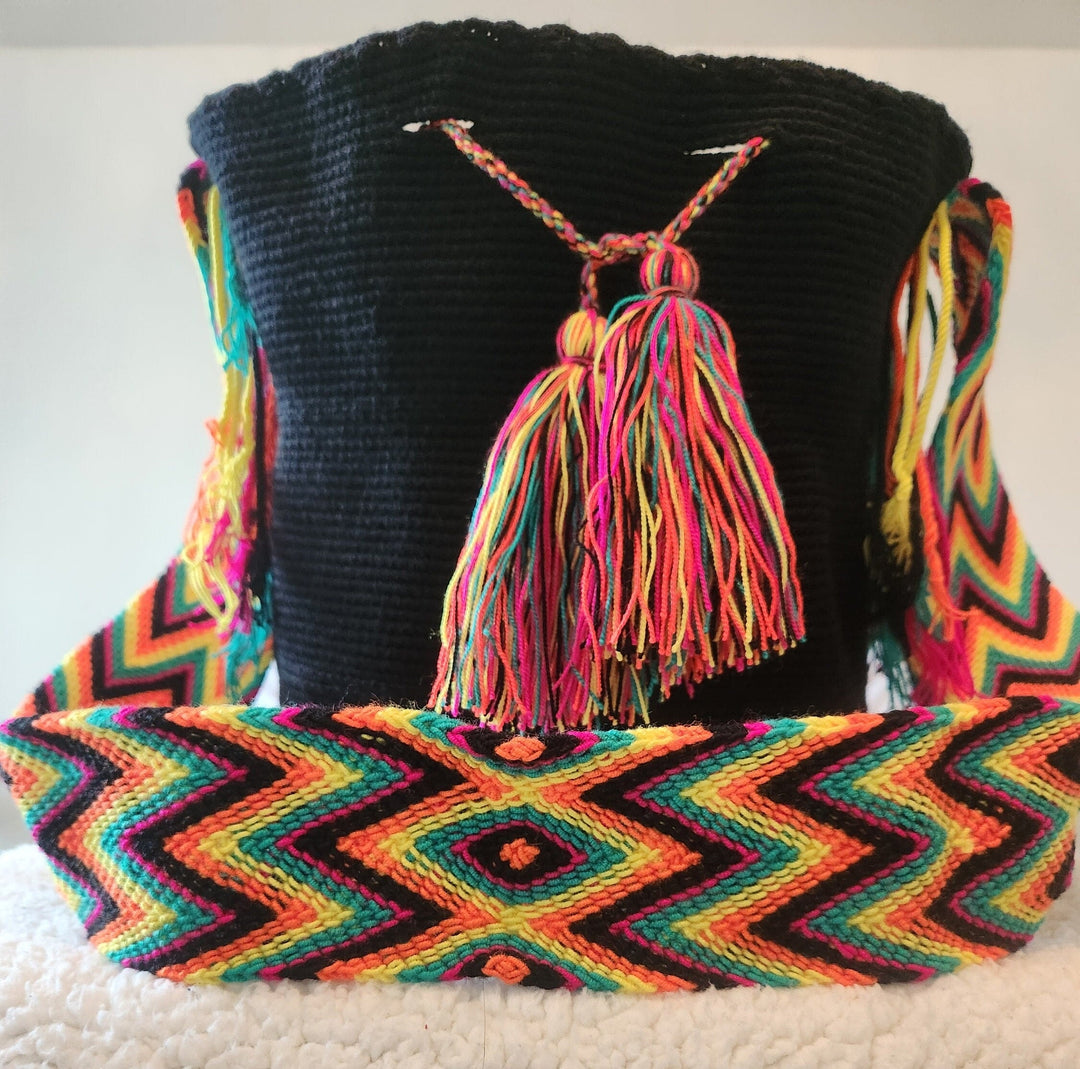 black body crochet bag front 3