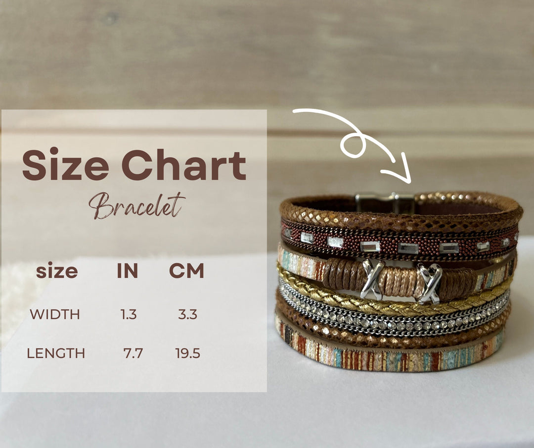 Multilayer Boho Wrap Bracelet with Faux Baroque Pearl