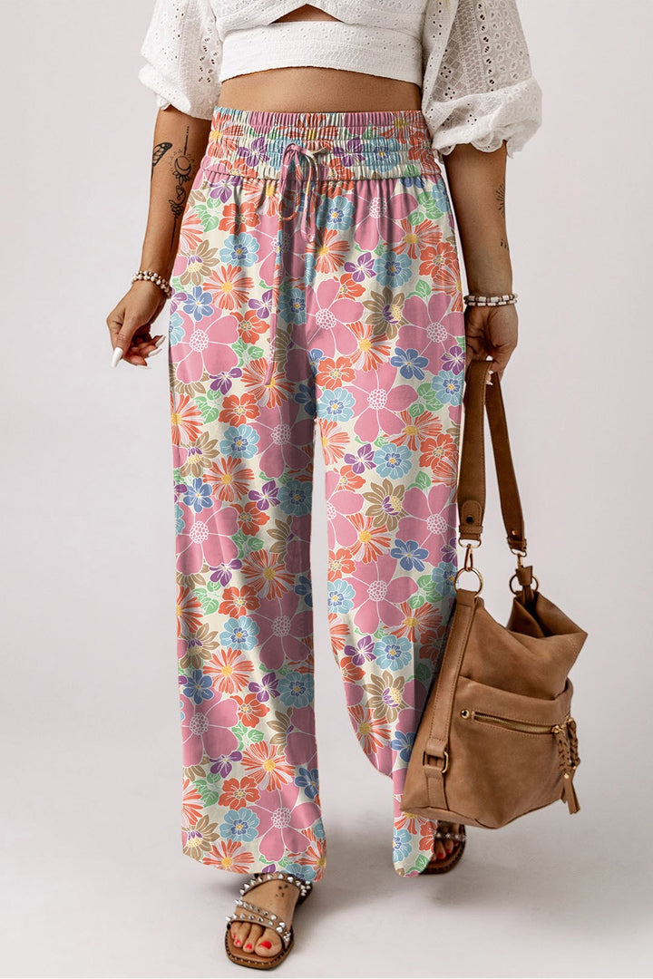 Flower Power Wide Leg Pants