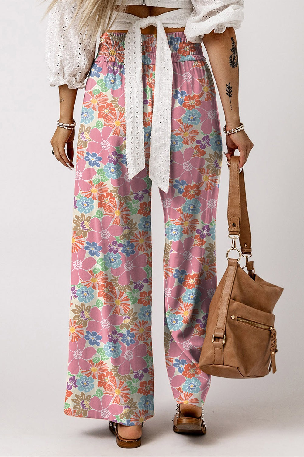 Flower Power Wide Leg Pants