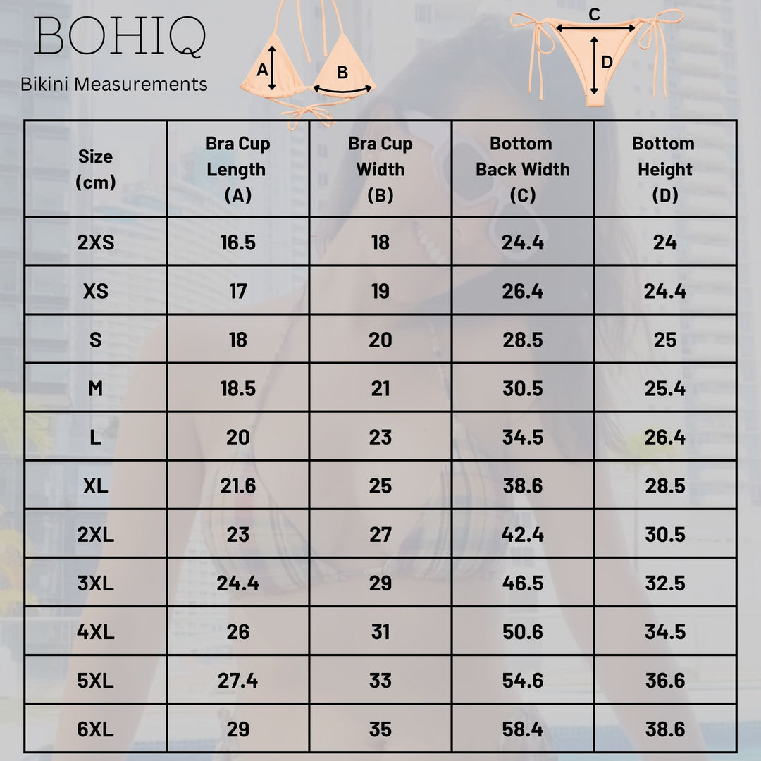 Burnt Orange Floral String Bikini Set